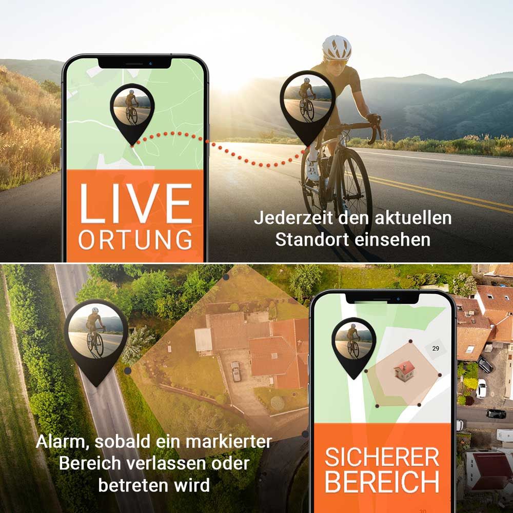 Foto: Easy Finder 4G mit Fahrradsattel von PAJ GPS.